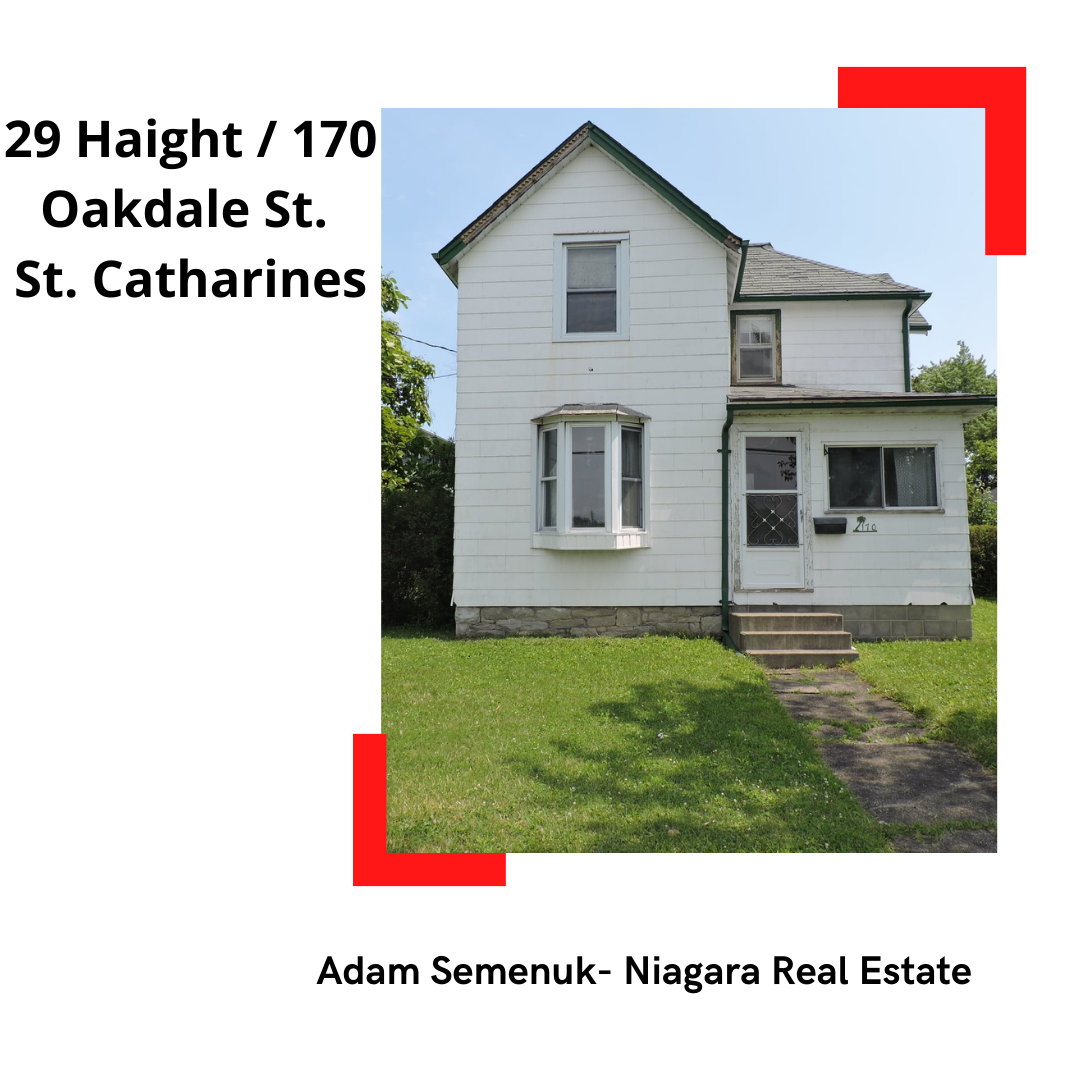 29 Haight St. St. Catherines- Adam Semenuk For Sale